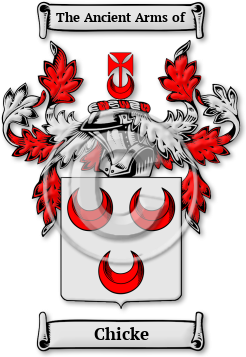 Chicke Family Crest Download (JPG) Legacy Series - 600 DPI