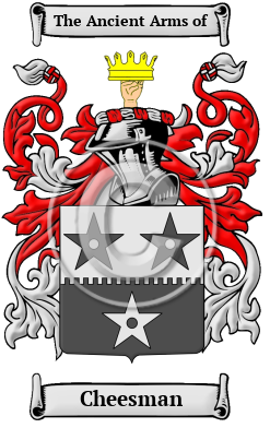 Cheesman Family Crest/Coat of Arms