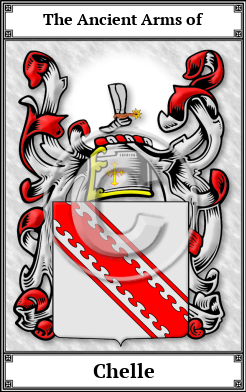 Chelle Family Crest Download (JPG) Book Plated - 600 DPI