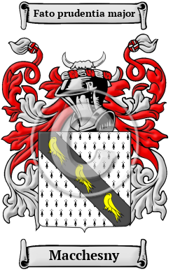 Macchesny Family Crest/Coat of Arms