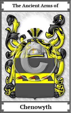 Chenowyth Family Crest Download (JPG)  Book Plated - 150 DPI