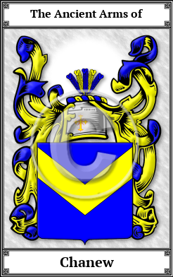 Chanew Family Crest Download (JPG) Book Plated - 600 DPI