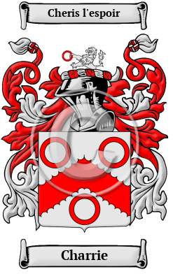 Charrie Family Crest/Coat of Arms