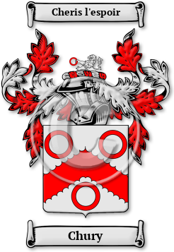 Chury Family Crest Download (jpg) Legacy Series - 150 DPI