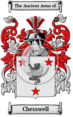 Chesswell Family Crest/Coat of Arms