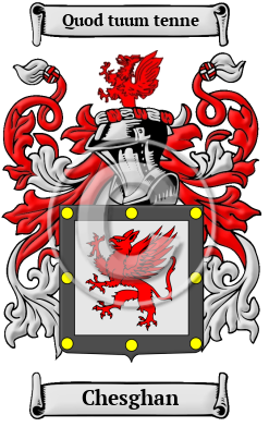 Chesghan Family Crest/Coat of Arms
