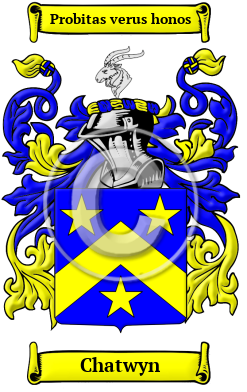 Chatwyn Family Crest/Coat of Arms