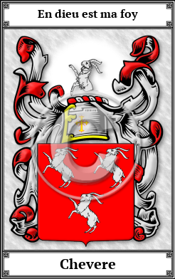 Chevere Family Crest Download (JPG)  Book Plated - 150 DPI