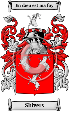 Shivers Family Crest/Coat of Arms