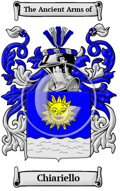 Chiariello Family Crest/Coat of Arms