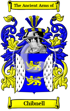 Chibnell Family Crest/Coat of Arms