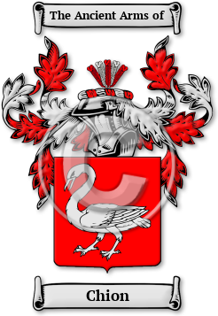 Chion Family Crest Download (jpg) Legacy Series - 150 DPI