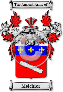 Melchior Family Crest Download (jpg) Legacy Series - 150 DPI
