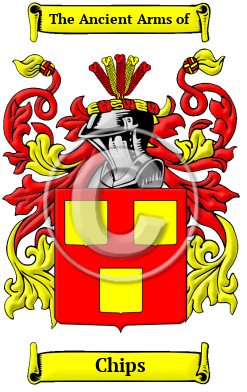 Chips Family Crest Download (JPG) Heritage Series - 600 DPI