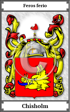 Chisholm Family Crest Download (JPG)  Book Plated - 150 DPI