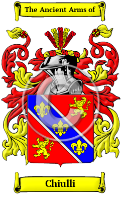 Chiulli Family Crest/Coat of Arms