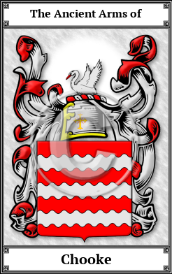 Chooke Family Crest Download (JPG)  Book Plated - 150 DPI