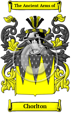 Chorlton Family Crest/Coat of Arms