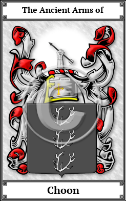 Choon Family Crest Download (JPG)  Book Plated - 150 DPI