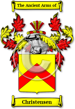 Christensen Family Crest Download (jpg) Legacy Series - 150 DPI