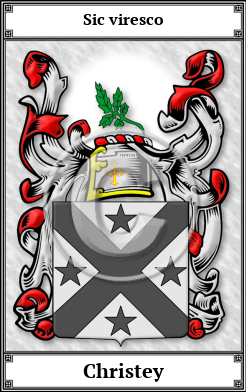 Christey Family Crest Download (JPG)  Book Plated - 150 DPI