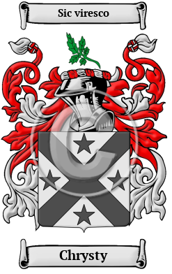Chrysty Family Crest/Coat of Arms