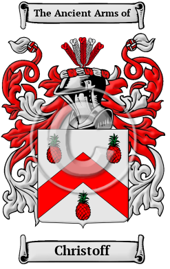 Christoff Family Crest/Coat of Arms