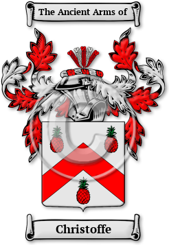 Christoffe Family Crest Download (JPG) Legacy Series - 600 DPI
