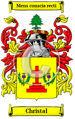 Christal Family Crest/Coat of Arms