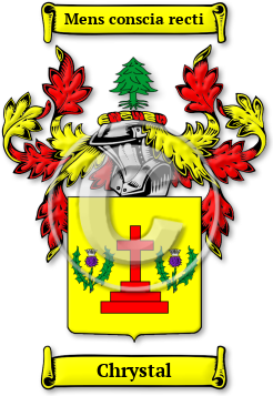 Chrystal Family Crest Download (jpg) Legacy Series - 150 DPI