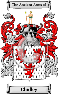 Chidley Family Crest/Coat of Arms
