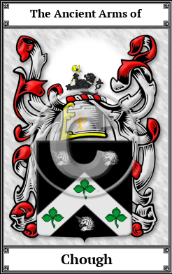 Chough Family Crest Download (JPG)  Book Plated - 150 DPI