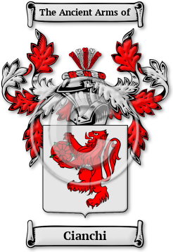 Cianchi Family Crest Download (jpg) Legacy Series - 150 DPI