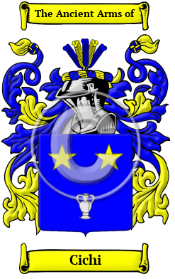 Cichi Family Crest Download (JPG) Heritage Series - 600 DPI