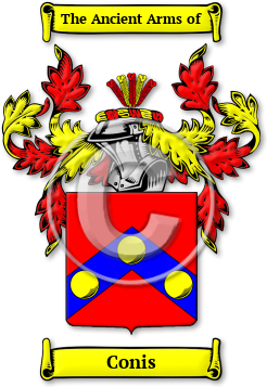 Conis Family Crest Download (jpg) Legacy Series - 150 DPI