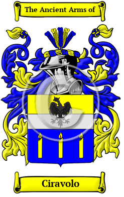 Ciravolo Family Crest/Coat of Arms