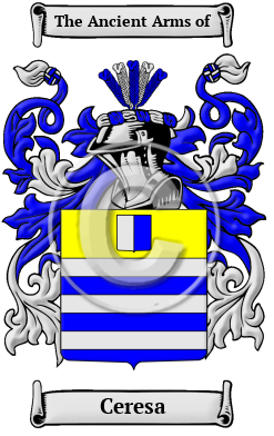 Ceresa Family Crest/Coat of Arms