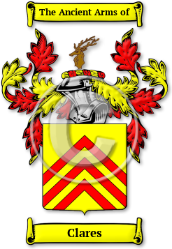 Clares Family Crest Download (jpg) Legacy Series - 150 DPI