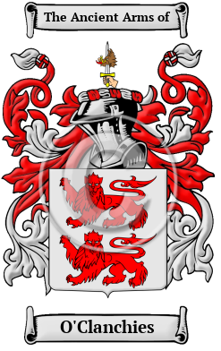 O'Clanchies Family Crest/Coat of Arms