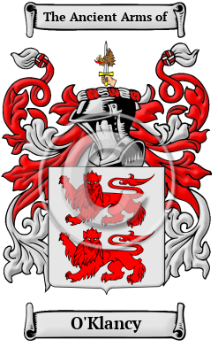 O'Klancy Family Crest/Coat of Arms