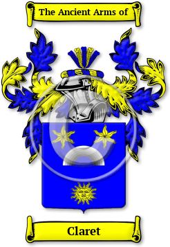 Claret Family Crest Download (jpg) Legacy Series - 150 DPI