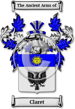 Claret Family Crest Download (jpg) Legacy Series - 150 DPI