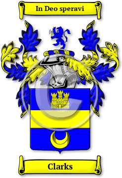 Clarks Family Crest Download (JPG) Legacy Series - 600 DPI