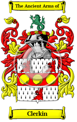Clerkin Family Crest/Coat of Arms