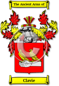 Clavie Family Crest Download (JPG) Legacy Series - 600 DPI