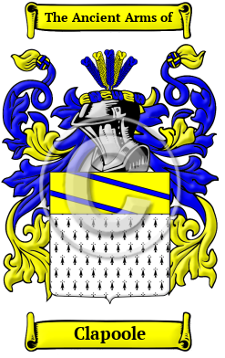 Clapoole Family Crest/Coat of Arms
