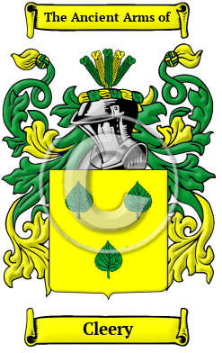 Cleery Family Crest/Coat of Arms