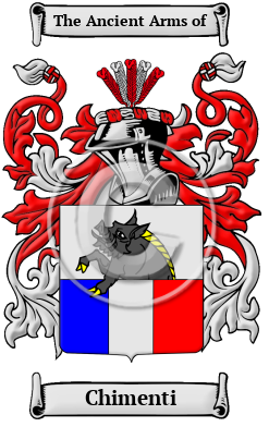 Chimenti Family Crest/Coat of Arms