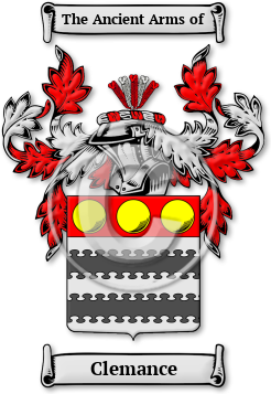 Clemance Family Crest Download (JPG) Legacy Series - 600 DPI