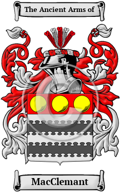 MacClemant Family Crest/Coat of Arms